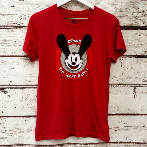 DISNEY PARKS Oswald The Lucky Rabbit T-Shirt Sz S - Picture 1 of 4